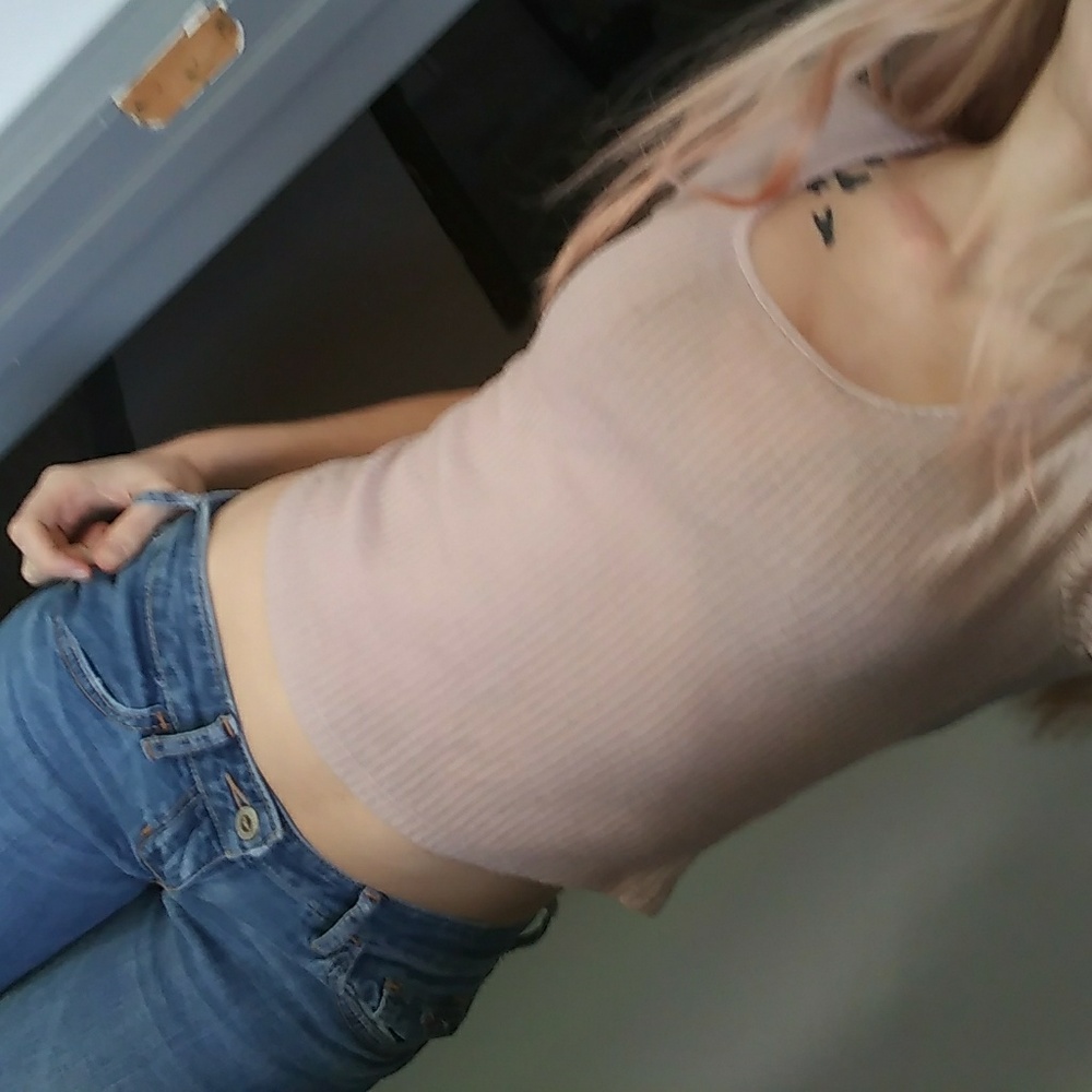 Pale Pink Crop top
